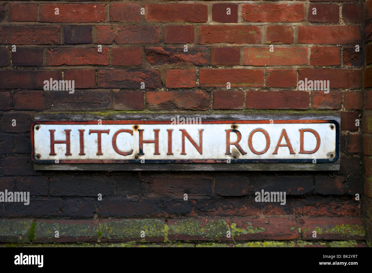 Hitchin Road Stock Photo Alamy
