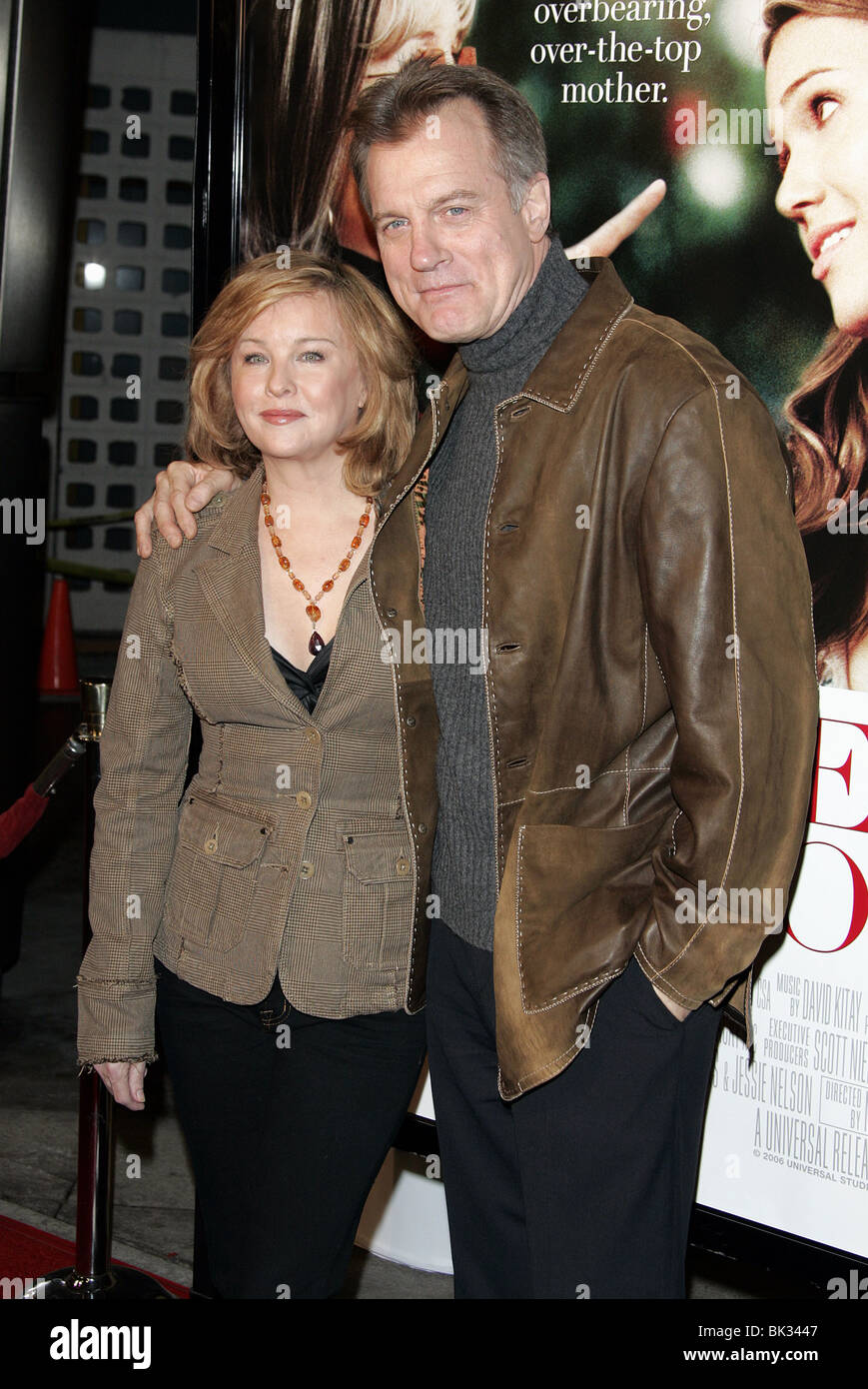 STEPHEN COLLINS & WIFE BECAUSE I SAID SO PREMIERE ARCLIGHT HOLLYWOOD LOS ANGELES USA 30 January 2007 Stock Photo