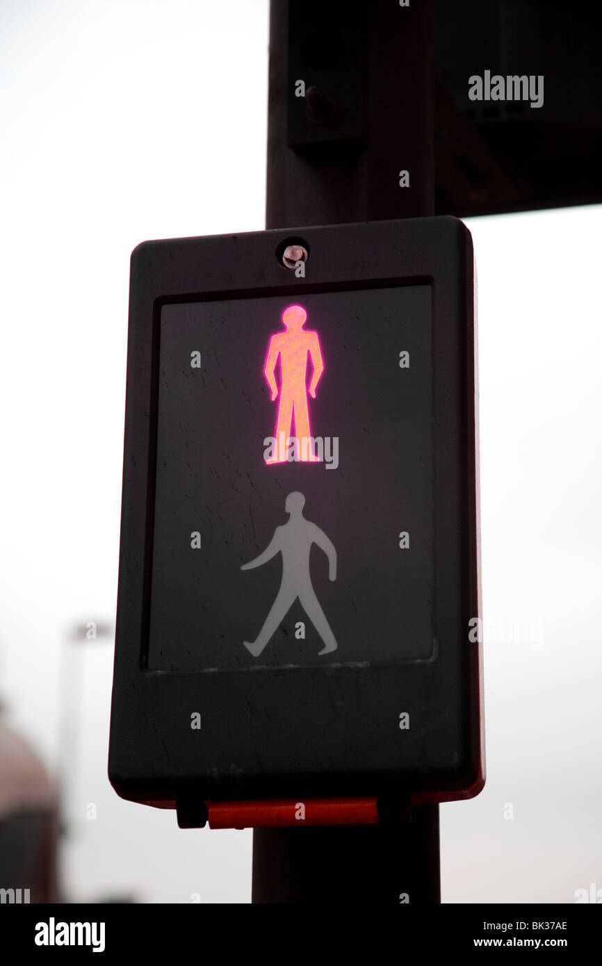 Traffic Lights red man Stock Photo