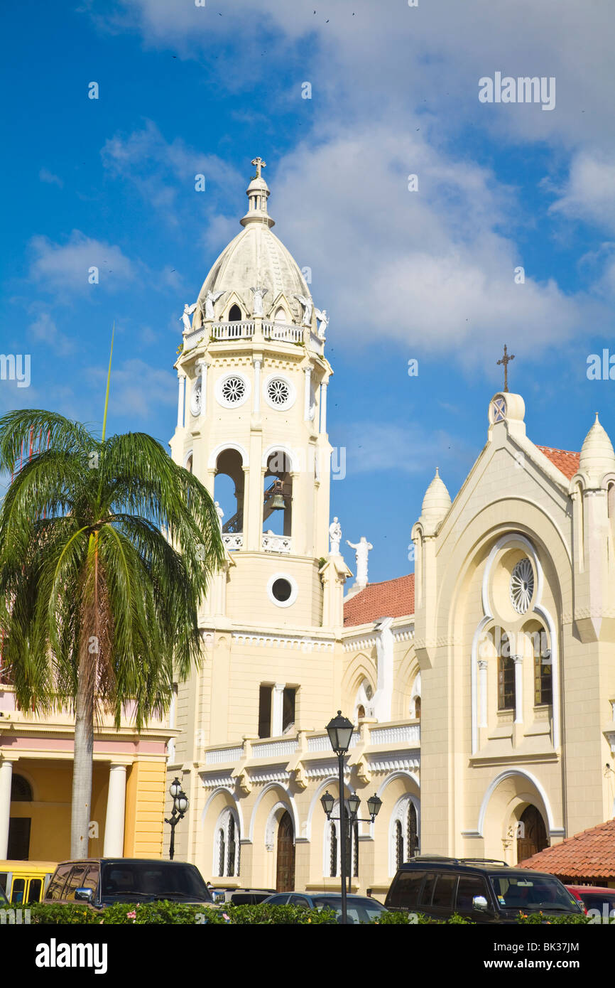 San Francisco de Asis Church (Iglesia de San Francisco De Asis), Plaza Bolivar, Casco Viejo, Panama City, Panama Stock Photo