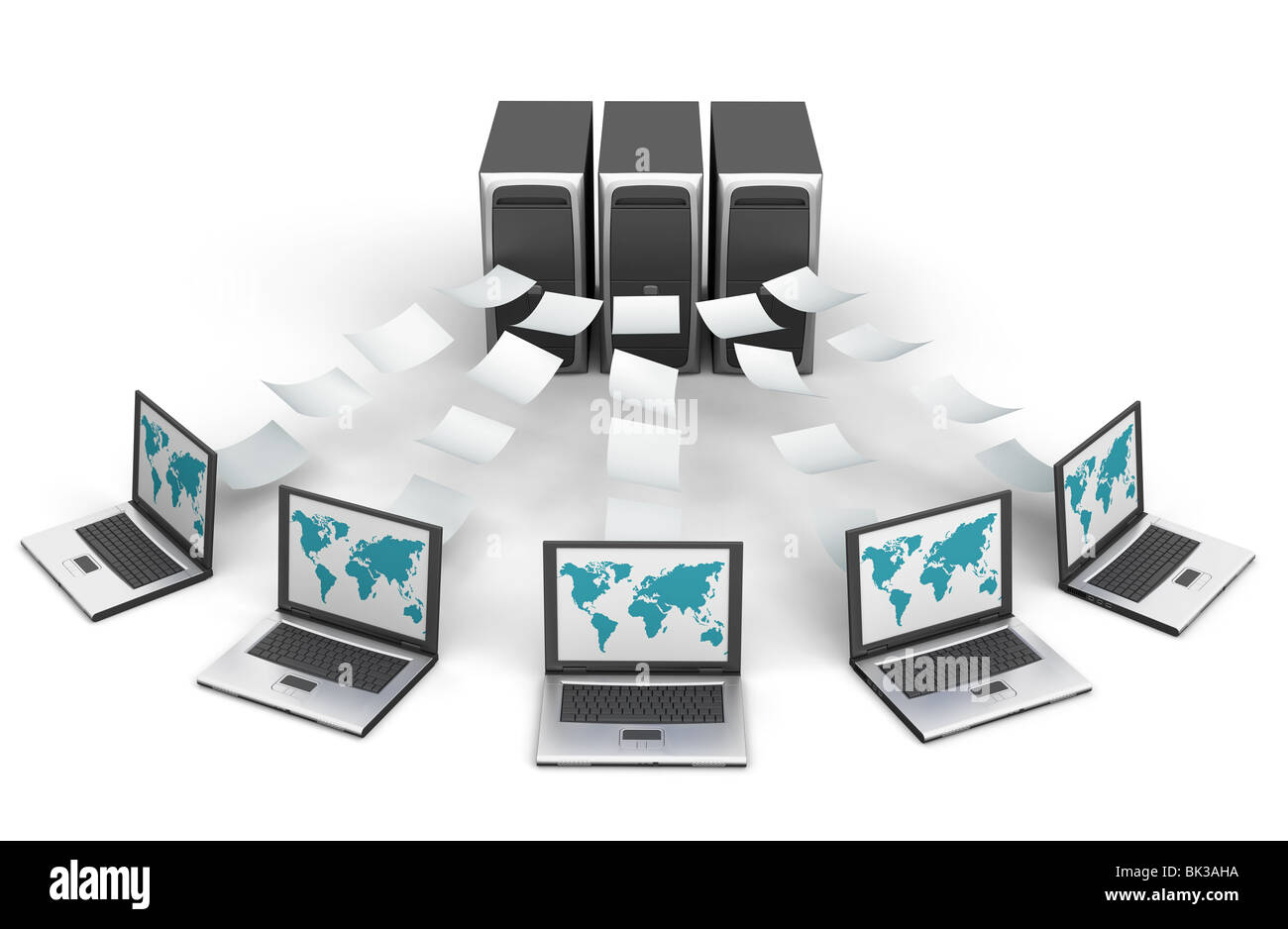 Network generated Cut Out Stock Images & Pictures - Alamy