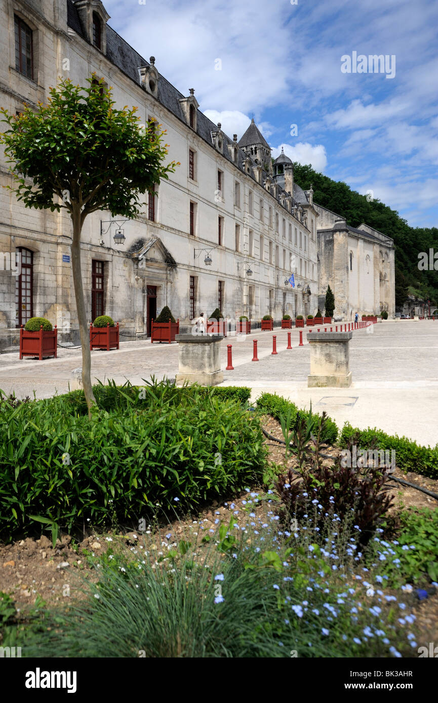 Abbey, Brantome, Dordogne, France, Europe Stock Photo - Alamy
