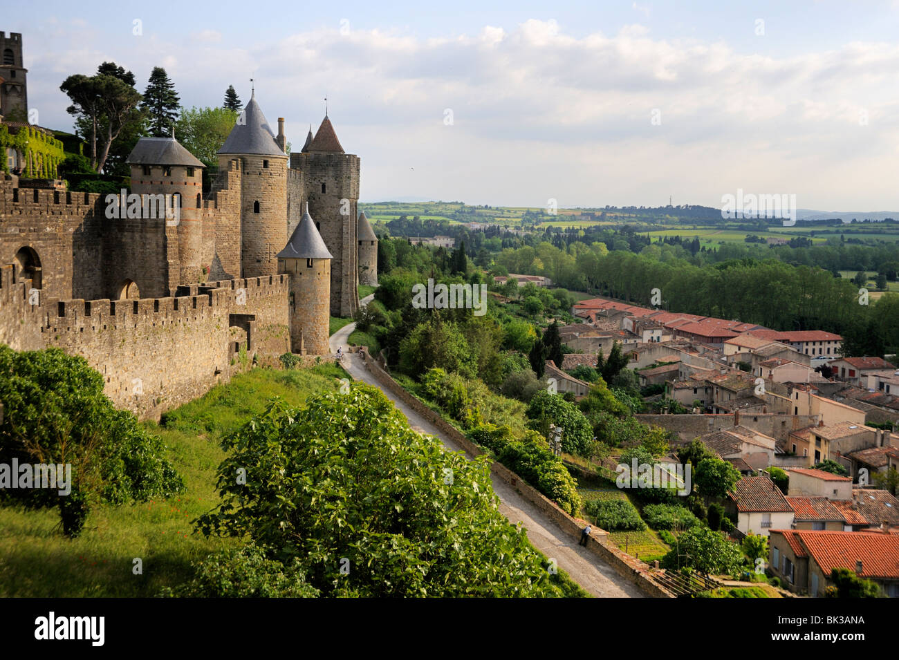 Walled And Turreted Fortress Of La Cite Carcassonne Unesco World Heritage Site Languedoc France Europe Stock Photo Alamy Walled And Turreted Fortress Of La Cite Carcassonne Unesco World Heritage Site Languedoc France Europe Stock Photo Alamy