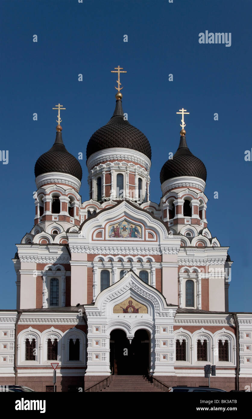 St. Alexander Nevski Cathedral, Tallinn, Estonia, Baltic States, Europe Stock Photo