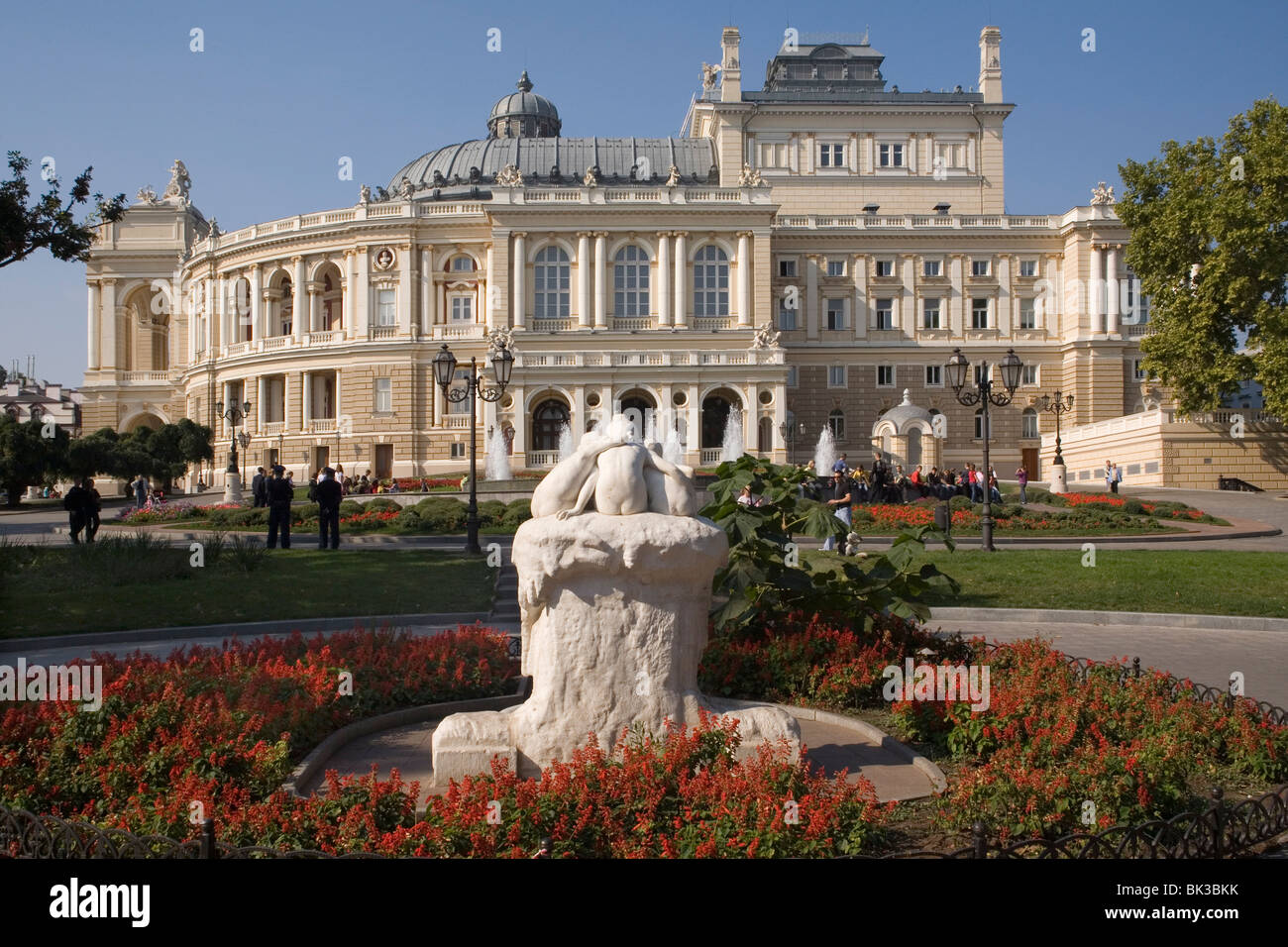 Opera House, Odessa, Ukraine, Europe Stock Photo