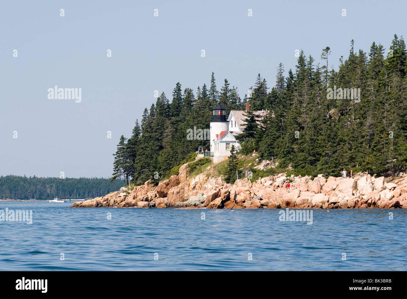 Bass Harbor Head Light Stock Photo Alamy