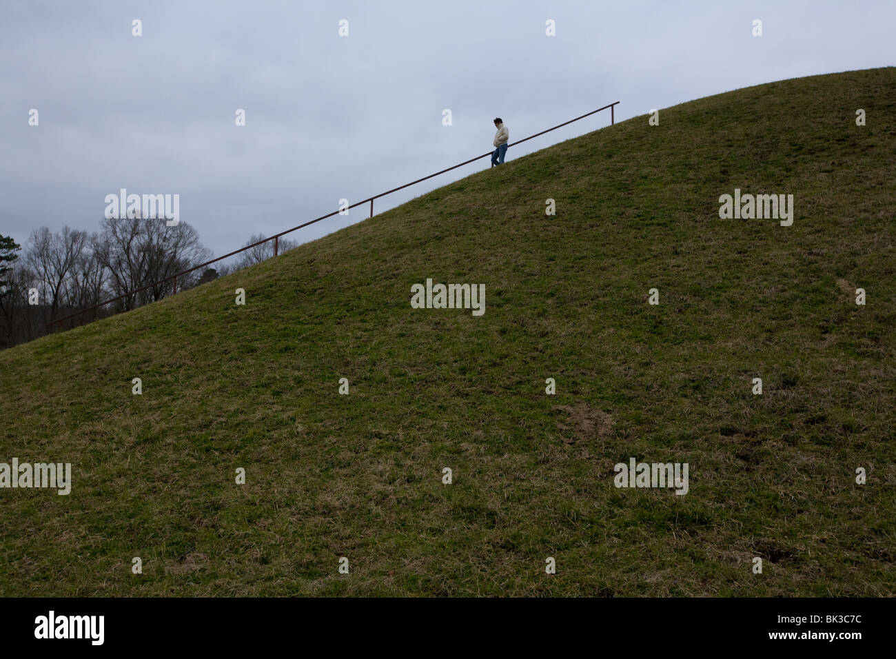 Emerald Mound, Indian burial site on Natchez Trace Parkway in