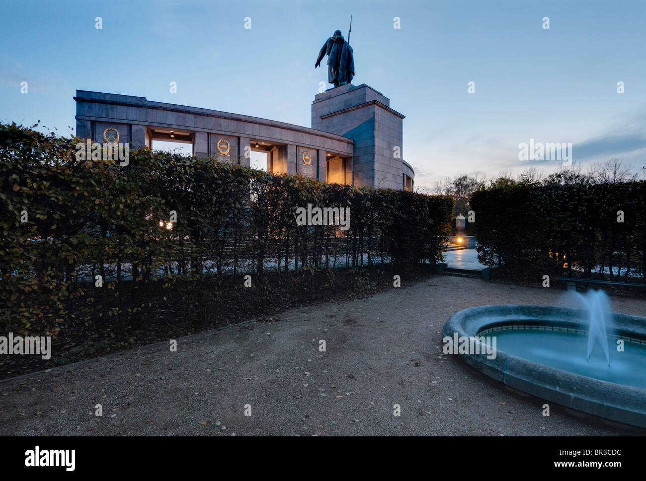 Sowjet Cenotaph in the Tiergarten Park, Berlin, Germany, Europe Stock Photo