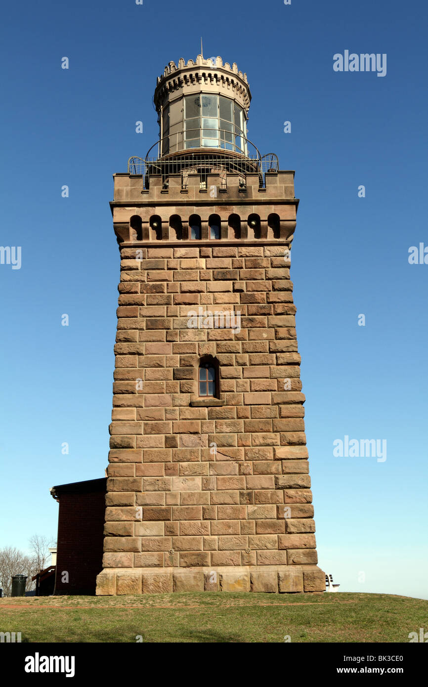 South Tower of the Twin Lights of the Navesink lighthouse, Atlantic