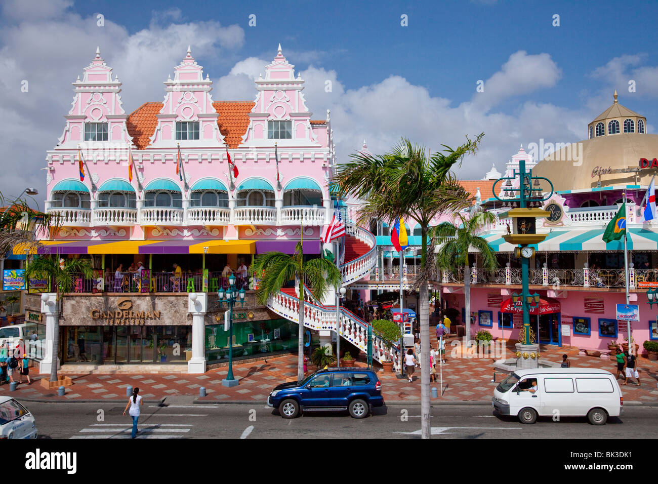 Calles De Oranjestad Aruba Foto de stock y más banco de imágenes