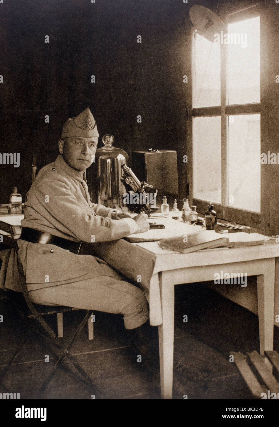 Alexis Carrel 1873 – 1944. French surgeon, biologist and eugenicist, winner of Nobel Prize in Physiology or Medicine, 1912. Stock Photo