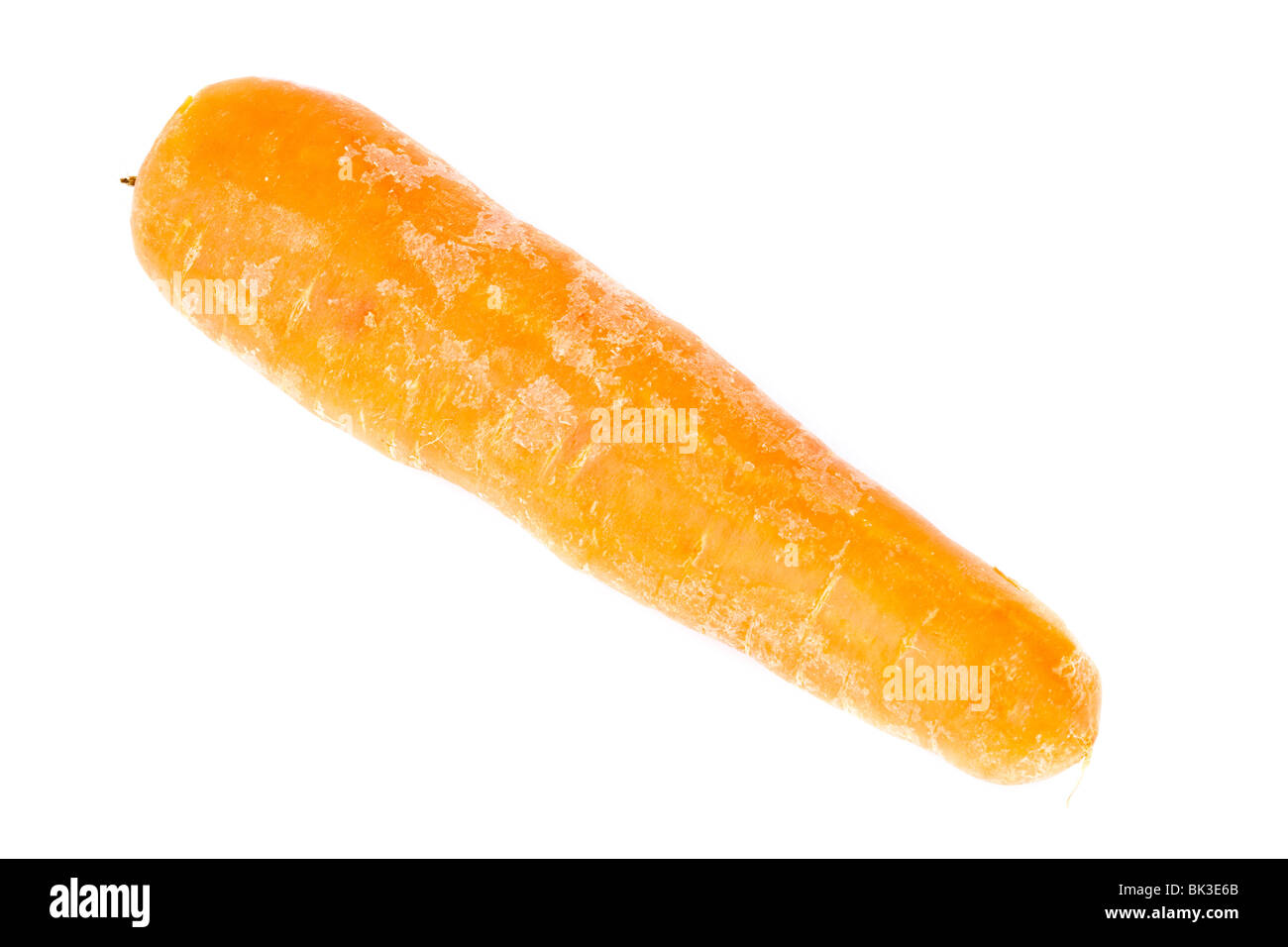 Daucus carota, Carrot on a white background. Cut Out Stock Photo