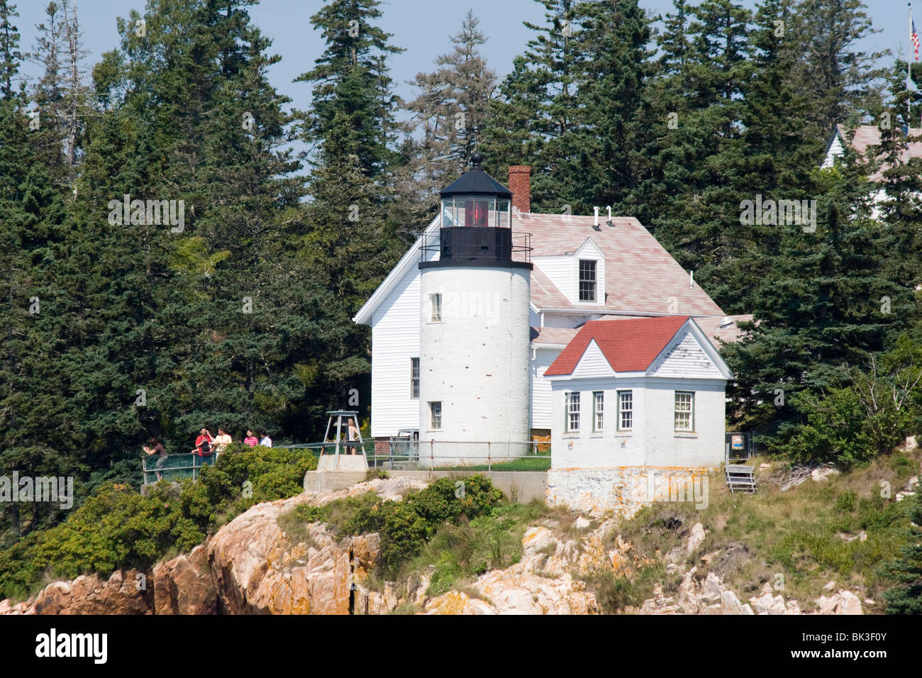 Bass Harbor Head Light Stock Photo Alamy