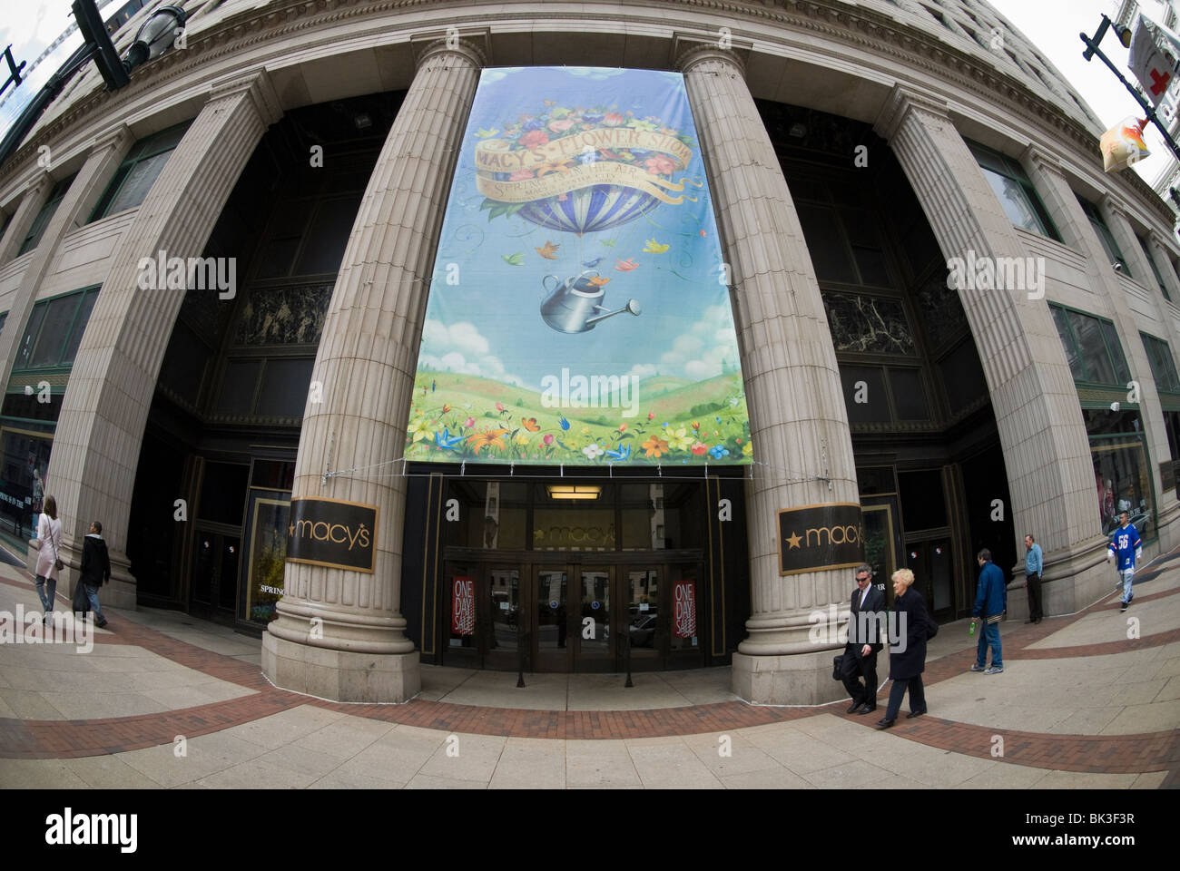 The Macy's Department Store on Market Street in the City Center in