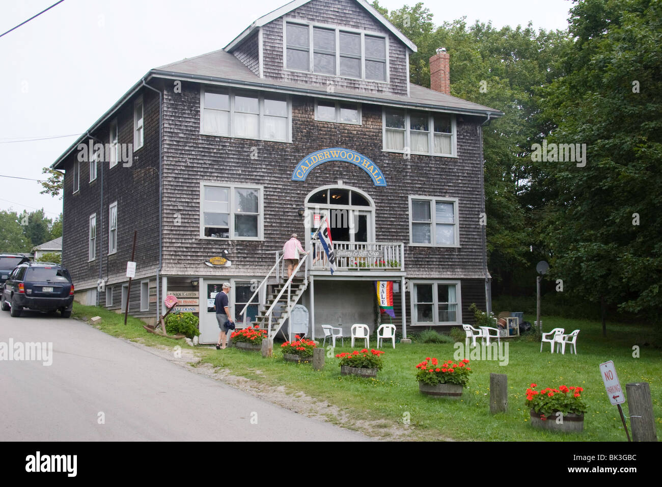 Calderwood Hall in North Haven, Maine Stock Photo Alamy
