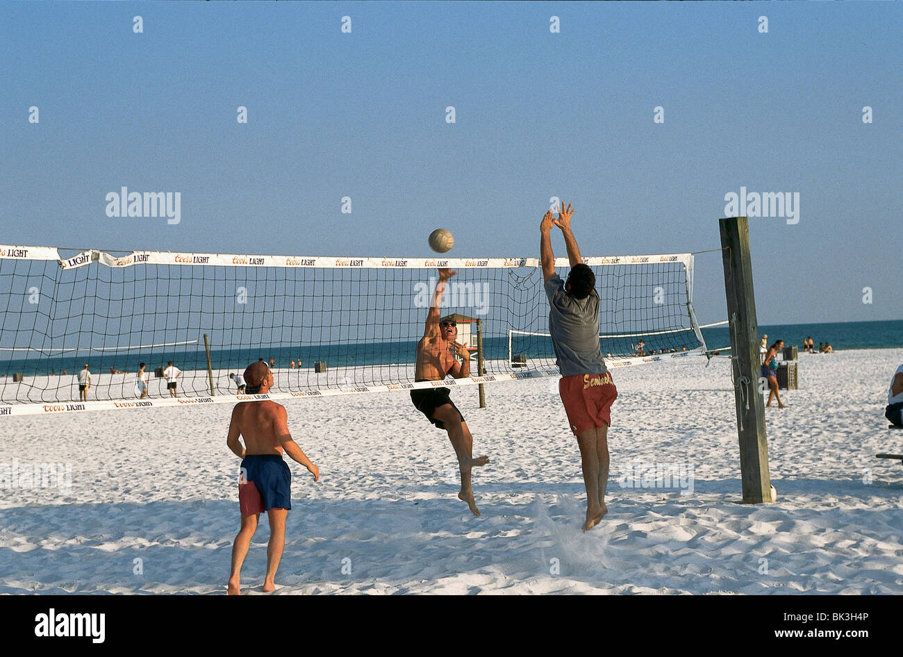 Beach Volleyball at Siesta Key Beach, Sarasota, Florida Stock Photo Alamy