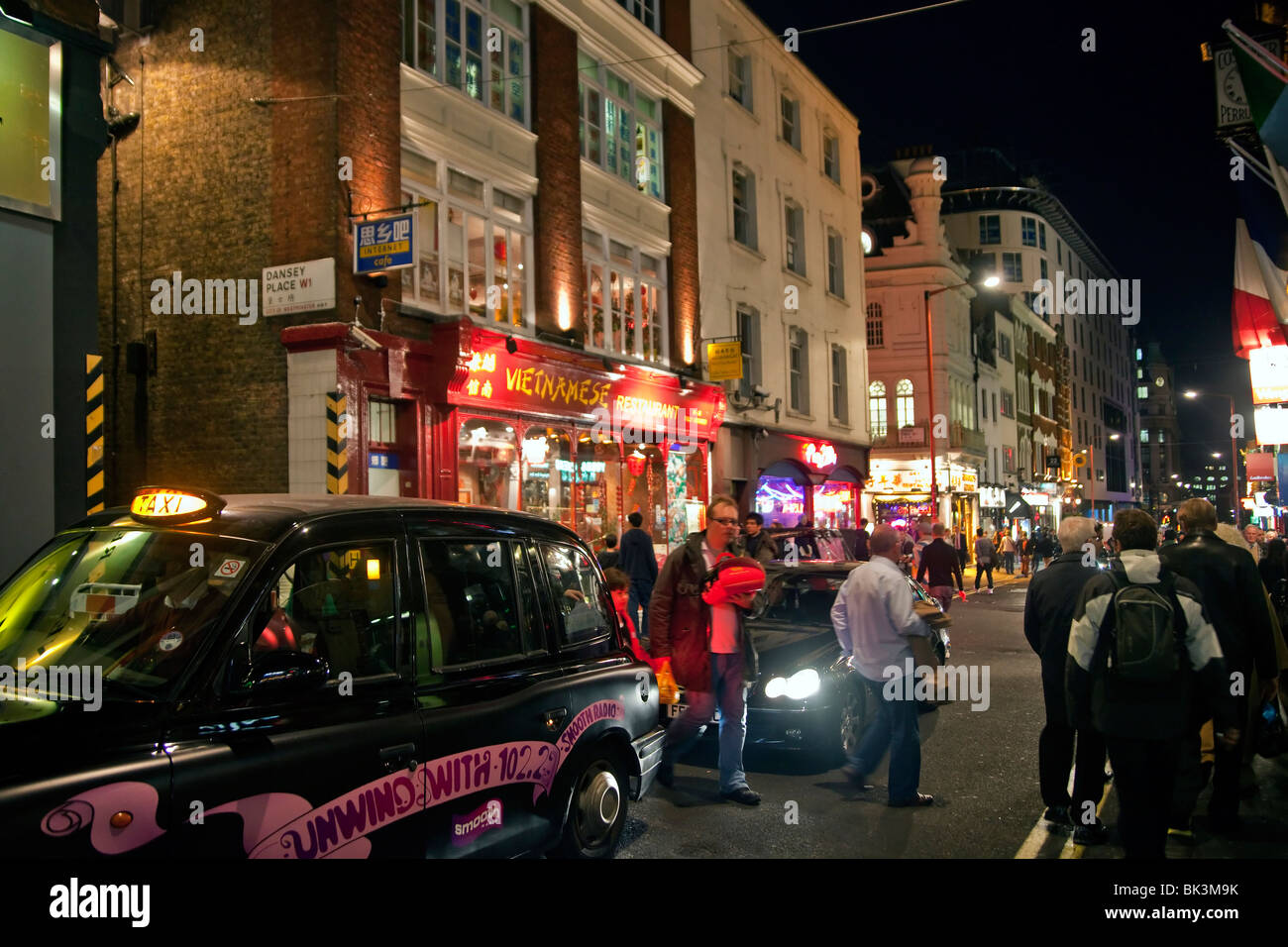 London West End by night, UK Stock Photo