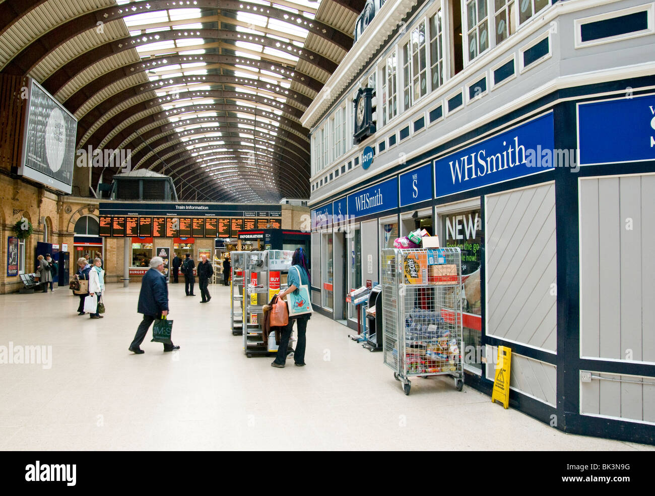 York station concourse Stock Photo