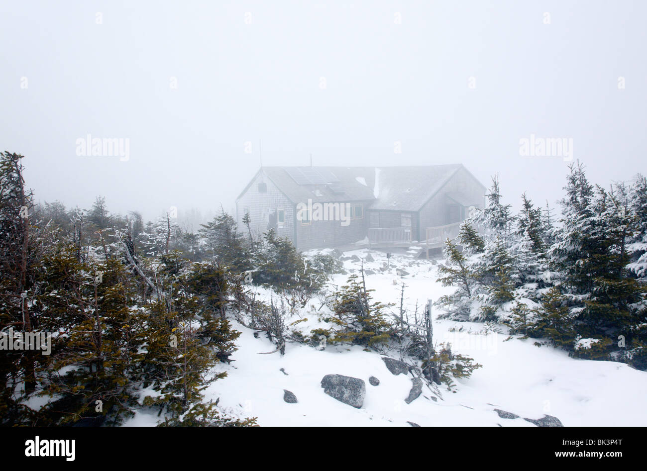 Greenleaf Trail in extreme weather conditions during the winter months