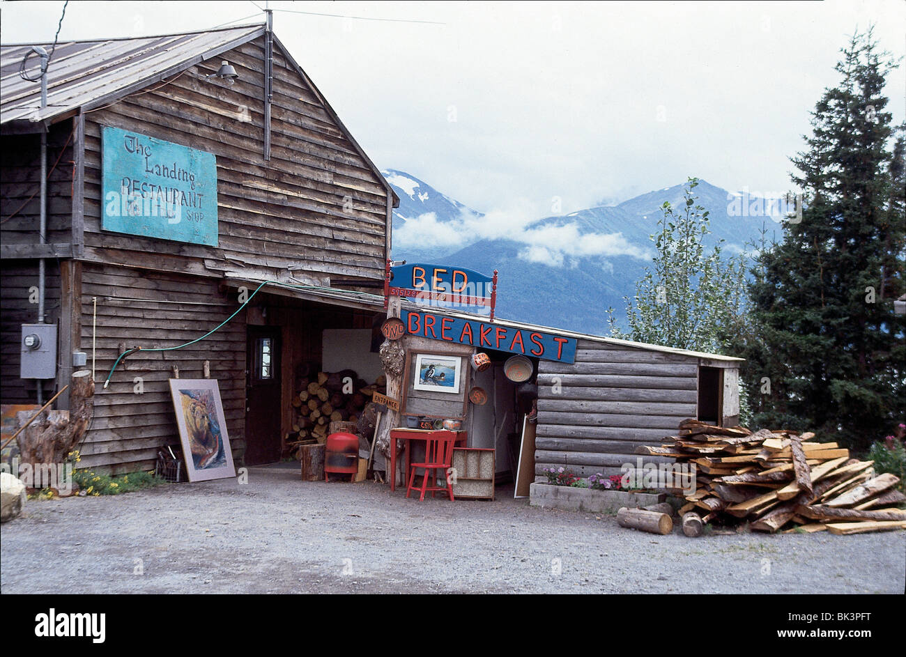 Bed and Breakfast, The Landing Restaurant, Truck Stop and Cafe, at