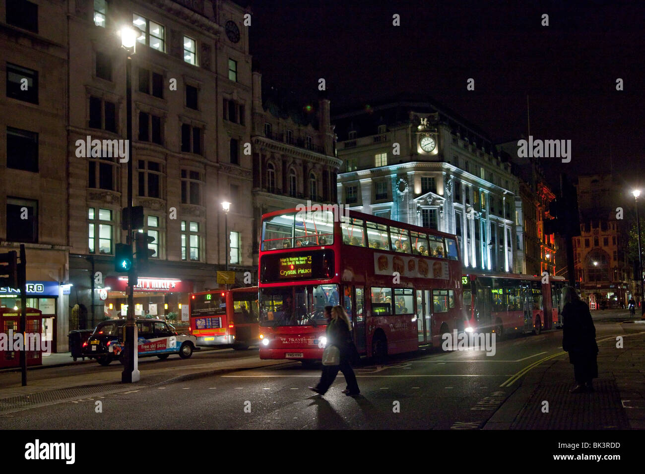 London West End by night, UK Stock Photo