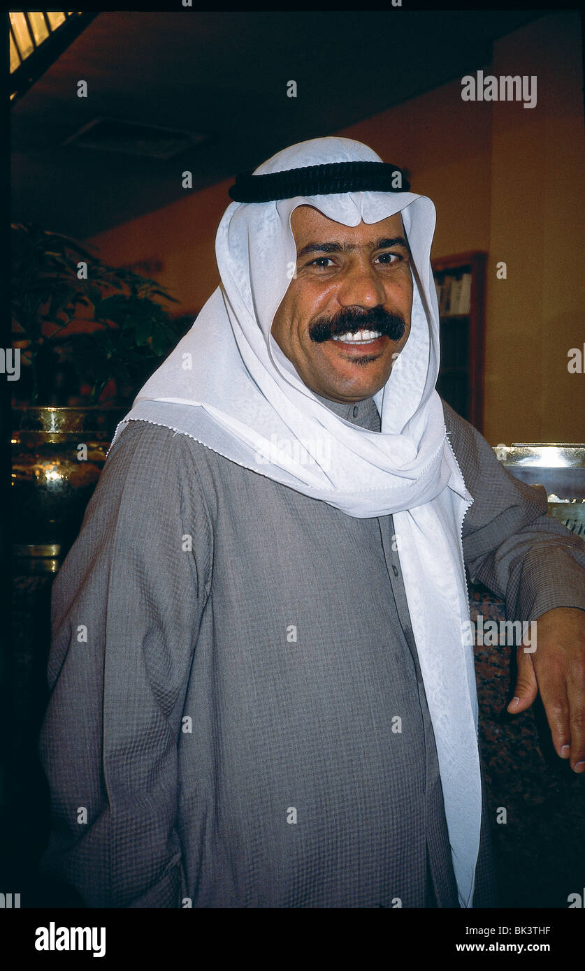 Portrait of an Egyptian man wearing traditional clothing at a wedding