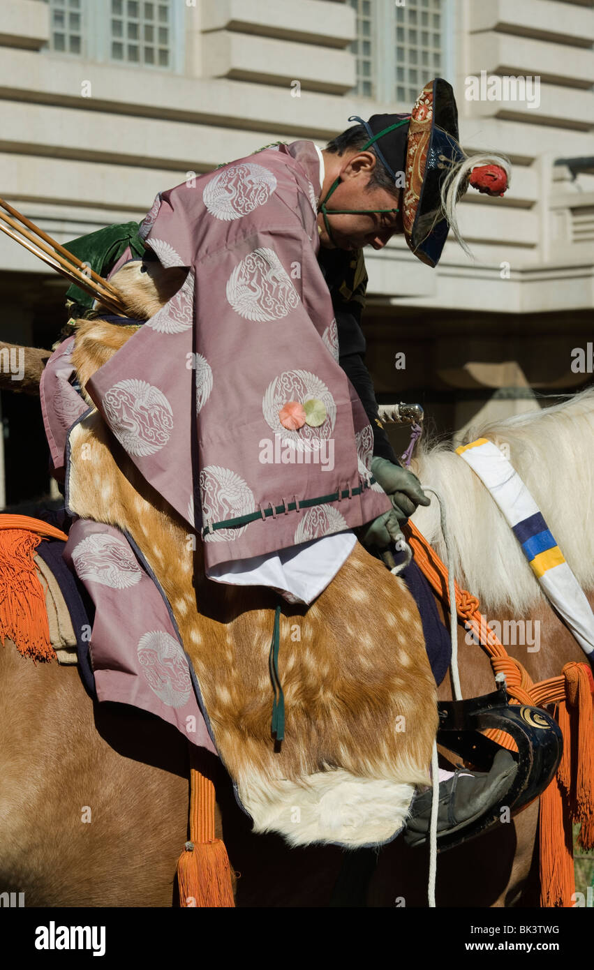 Horse Mounted Archery Japan Japanese Tradition Stock Photo Alamy
