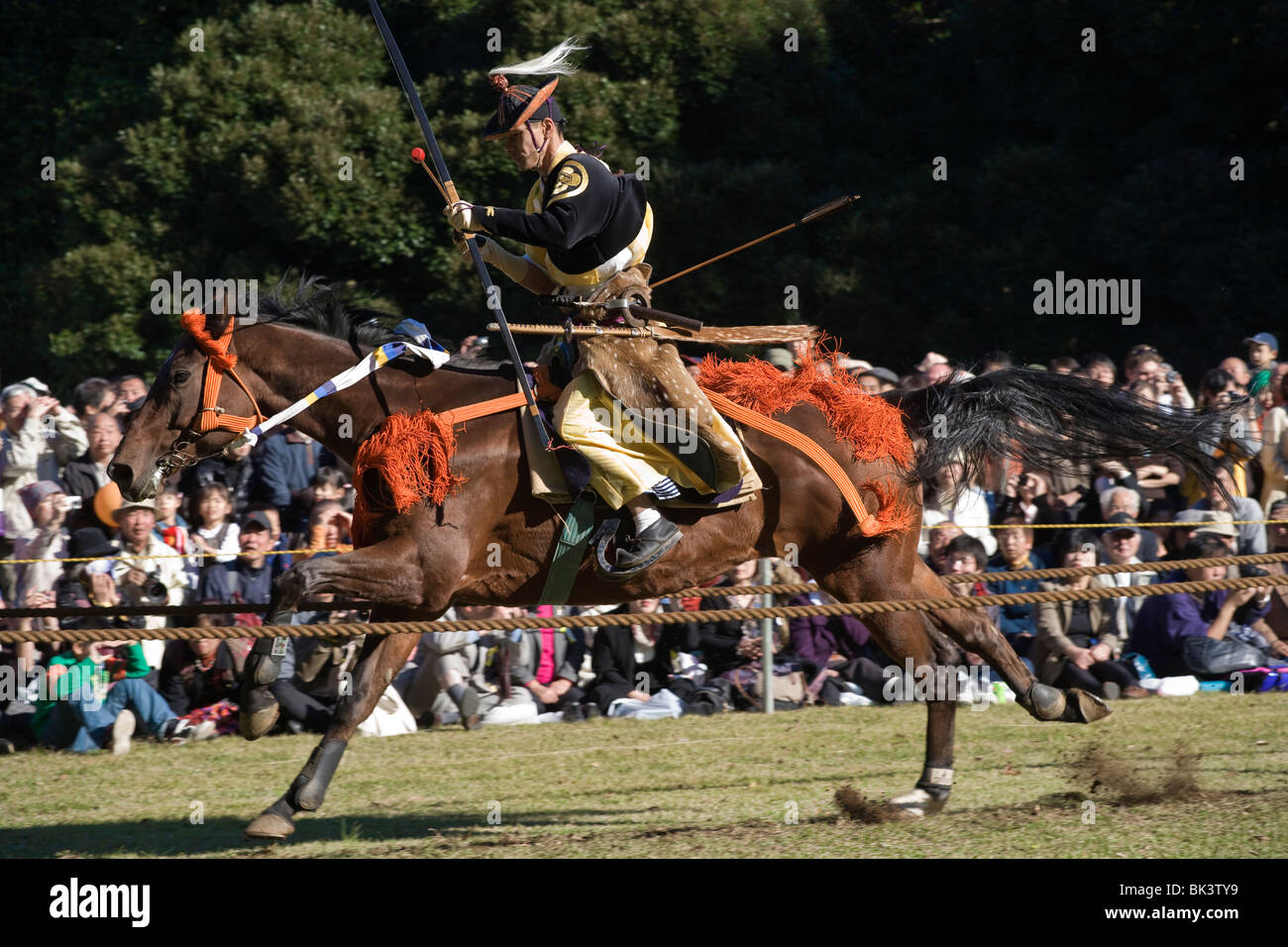 Horse Mounted Archery Japan Japanese Tradition Stock Photo Alamy