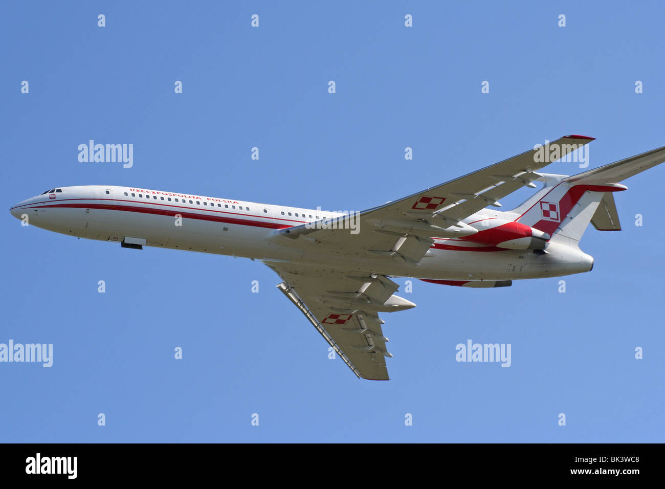 Polish Air Force Tupolev 154 (reg. 101) which crashed in Smolensk Russia  with President Lech Kaczynski Stock Photo - Alamy