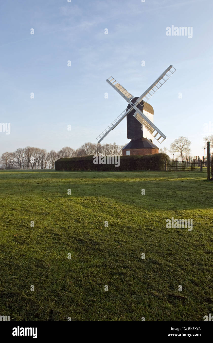 Windmill in Mountnessing, Essex, England, United Kingdom Stock Photo
