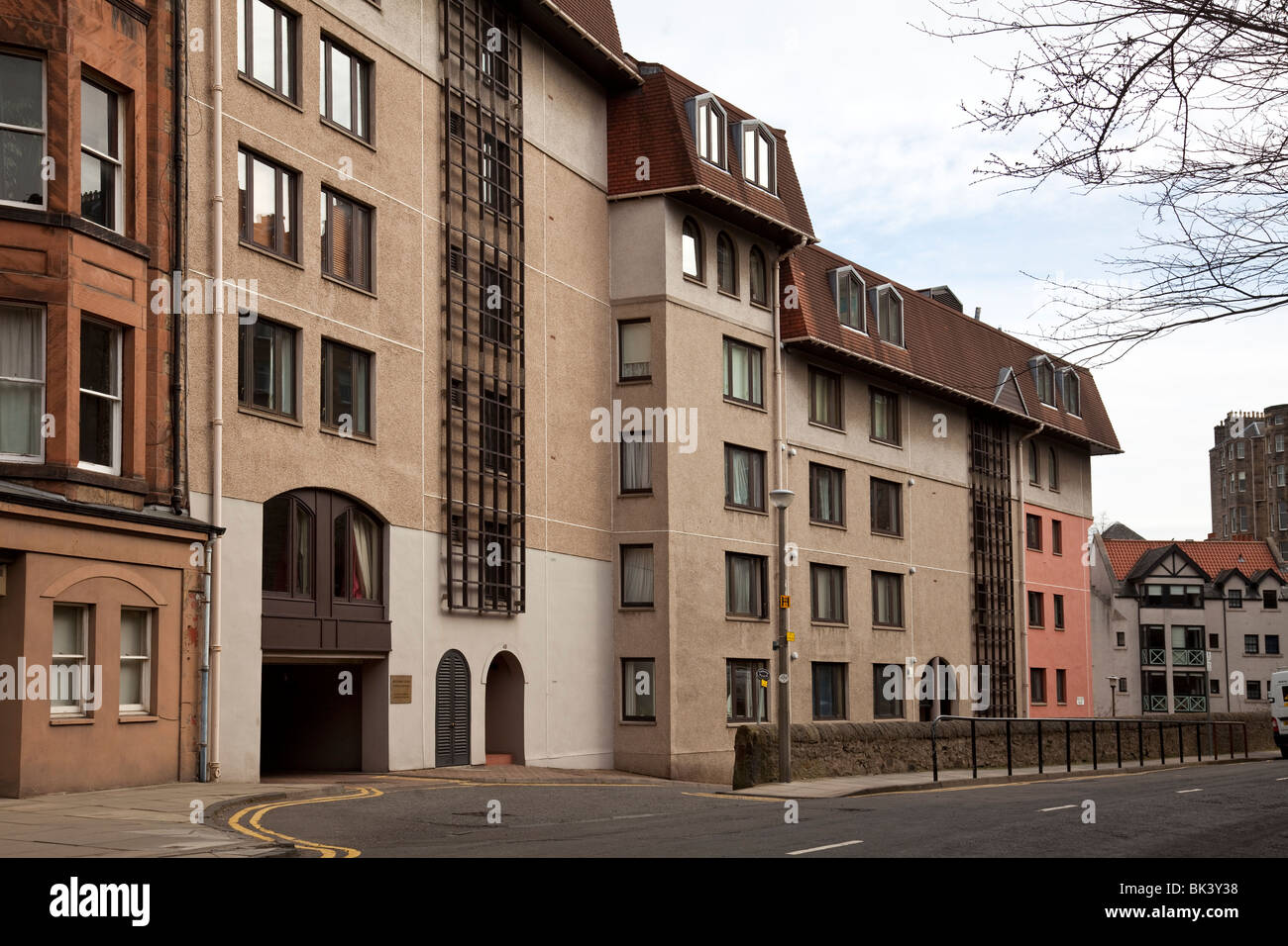 Belford Court, a 1987 building of flats/apartments on Belford Road in