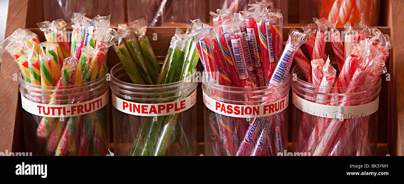 Flavored candy bars on sale Texas USA Stock Photo Alamy