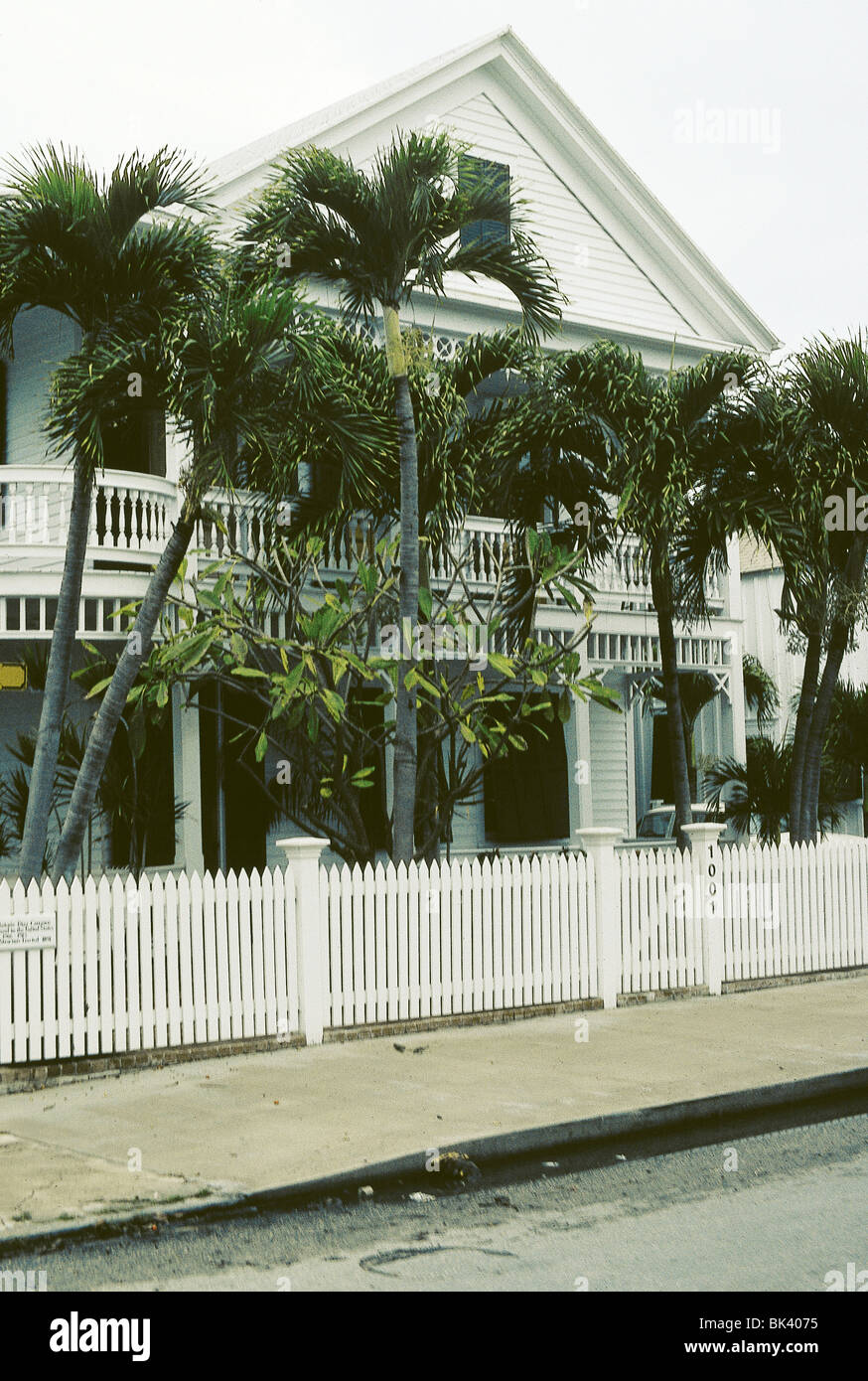 19th century historic home, Key West, Florida Stock Photo