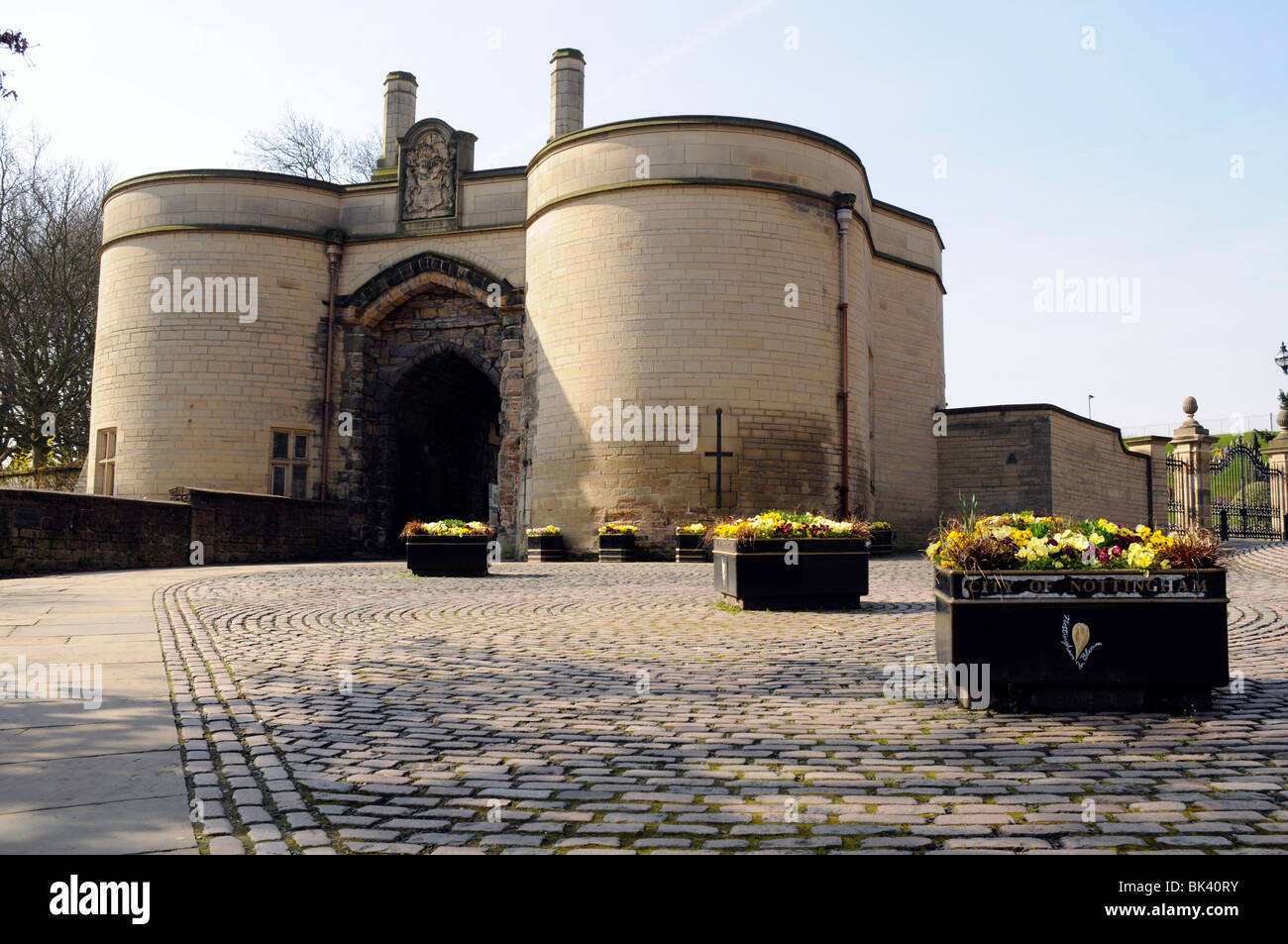 Gate House Nottingham Castle High Resolution Stock Photography and