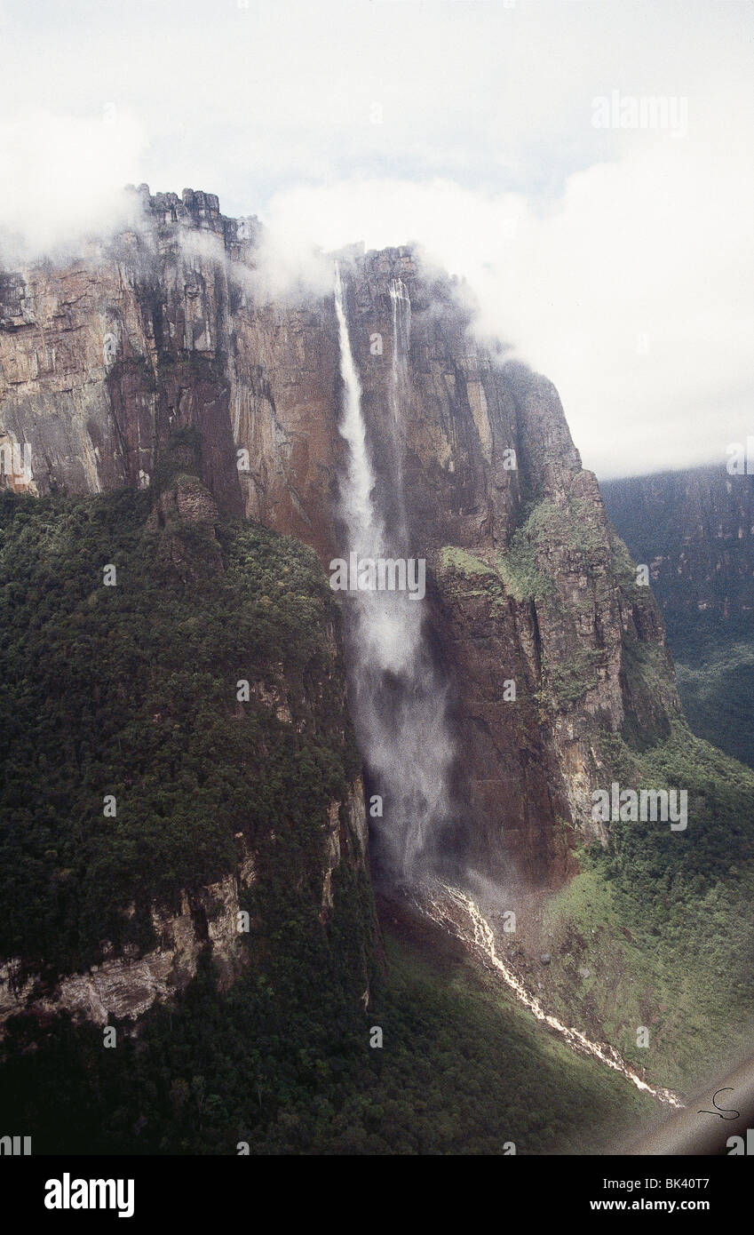 Angel Falls or Salto Angel is the world's highest waterfall in Canaima ...