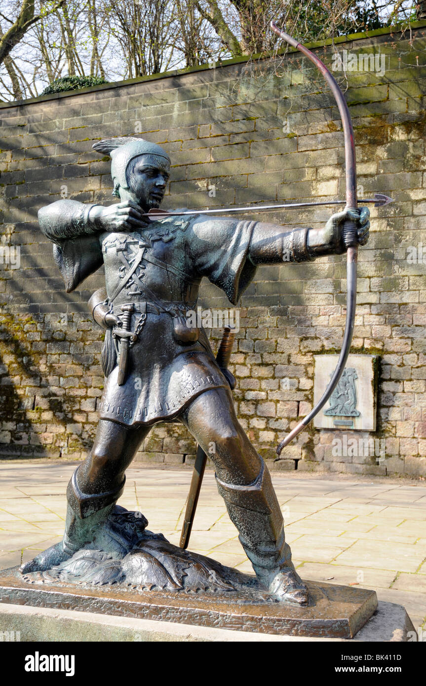 Robin hood nottingham castle hi-res stock photography and images - Alamy