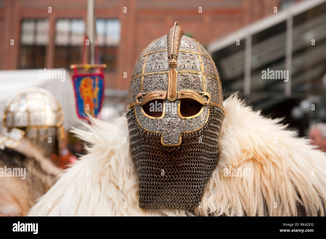 s Nicky Bigs Novelties Adult Medieval Viking Helmet With Horns