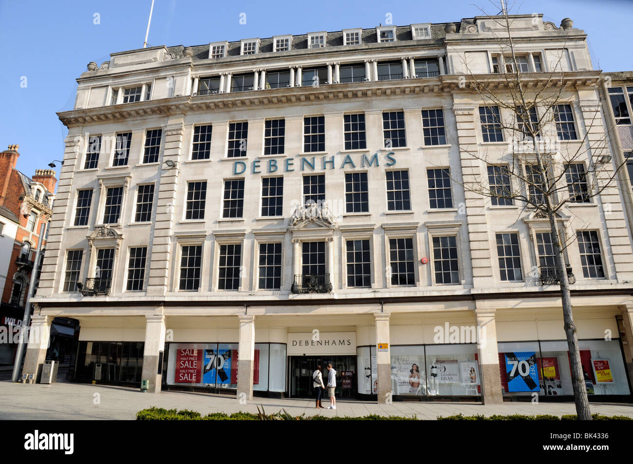 Debenhams department store, Old Market Square, Nottingham, England, UK