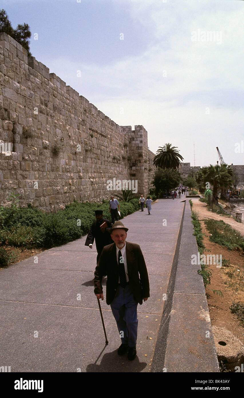 Walls of the Old City of Jerusalem, Israel Stock Photo - Alamy