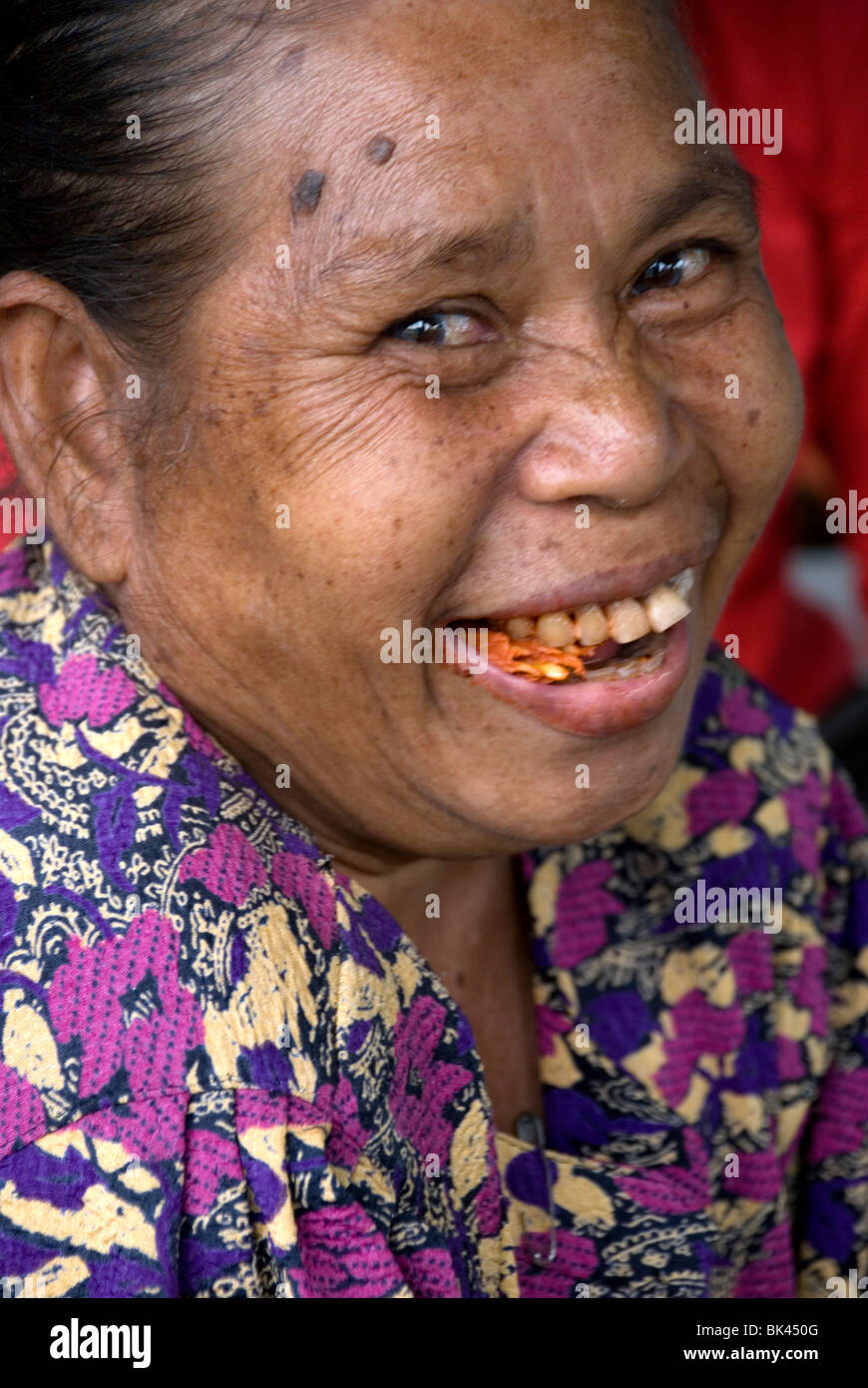 woman, lada ake village tidore Stock Photo