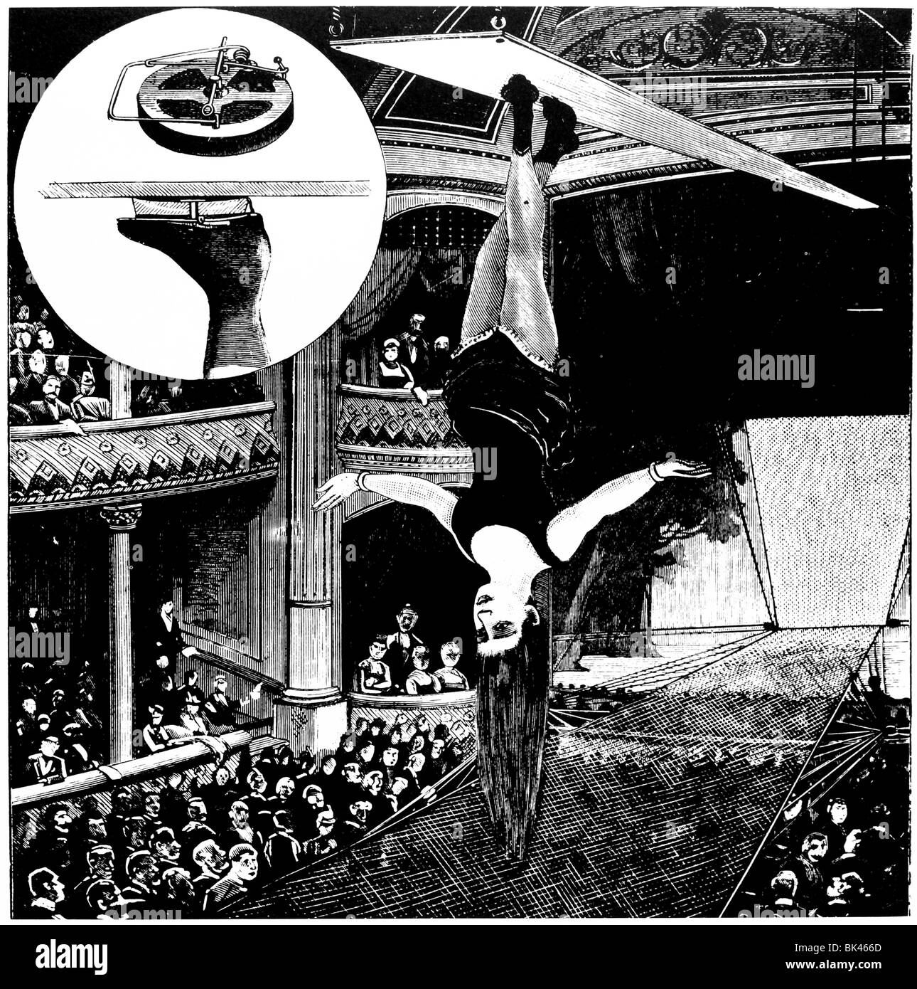 Walks with pneumatic boots on a board upside down hires stock