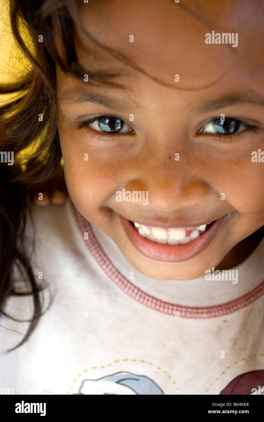 girl in kupang, west timor, indonesia Stock Photo