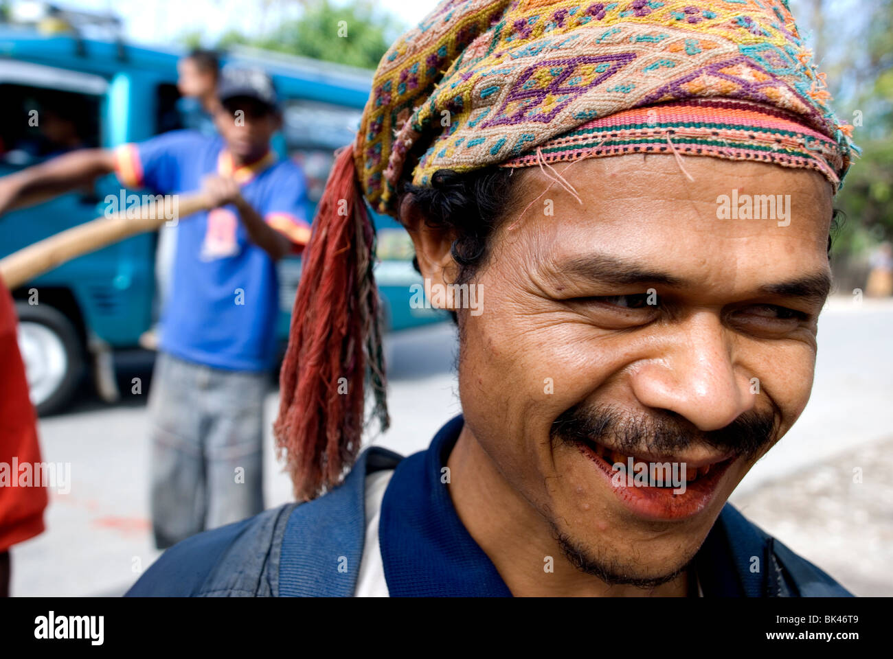 ketum man near kupang, west timor, indonesia Stock Photo