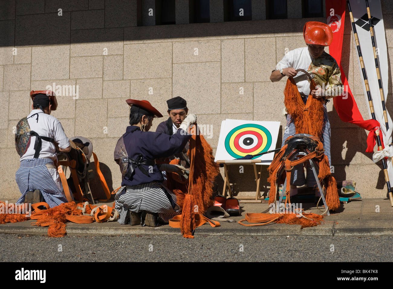 Horse Japan Japanese Mounted Archery Tradition Stock Photo Alamy