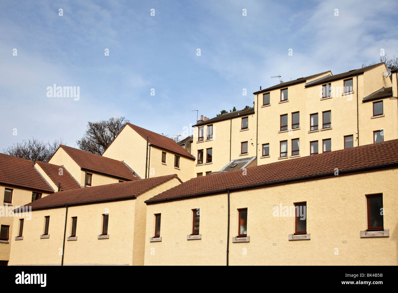 Flats/Apartments in the Damside area of Edinburgh's Dean Village Stock Photo Alamy