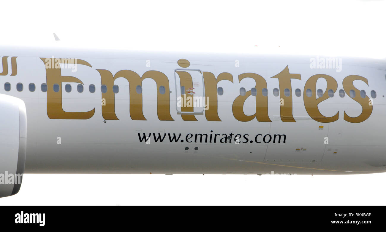 Passenger airplane body, Great Britain, 2010 Stock Photo