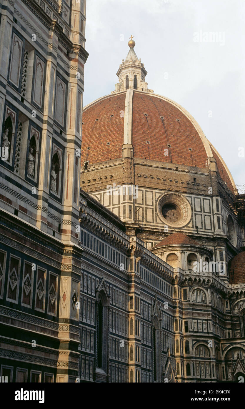 Detail of Santa Maria del Fiore, Florence, Italy Stock Photo