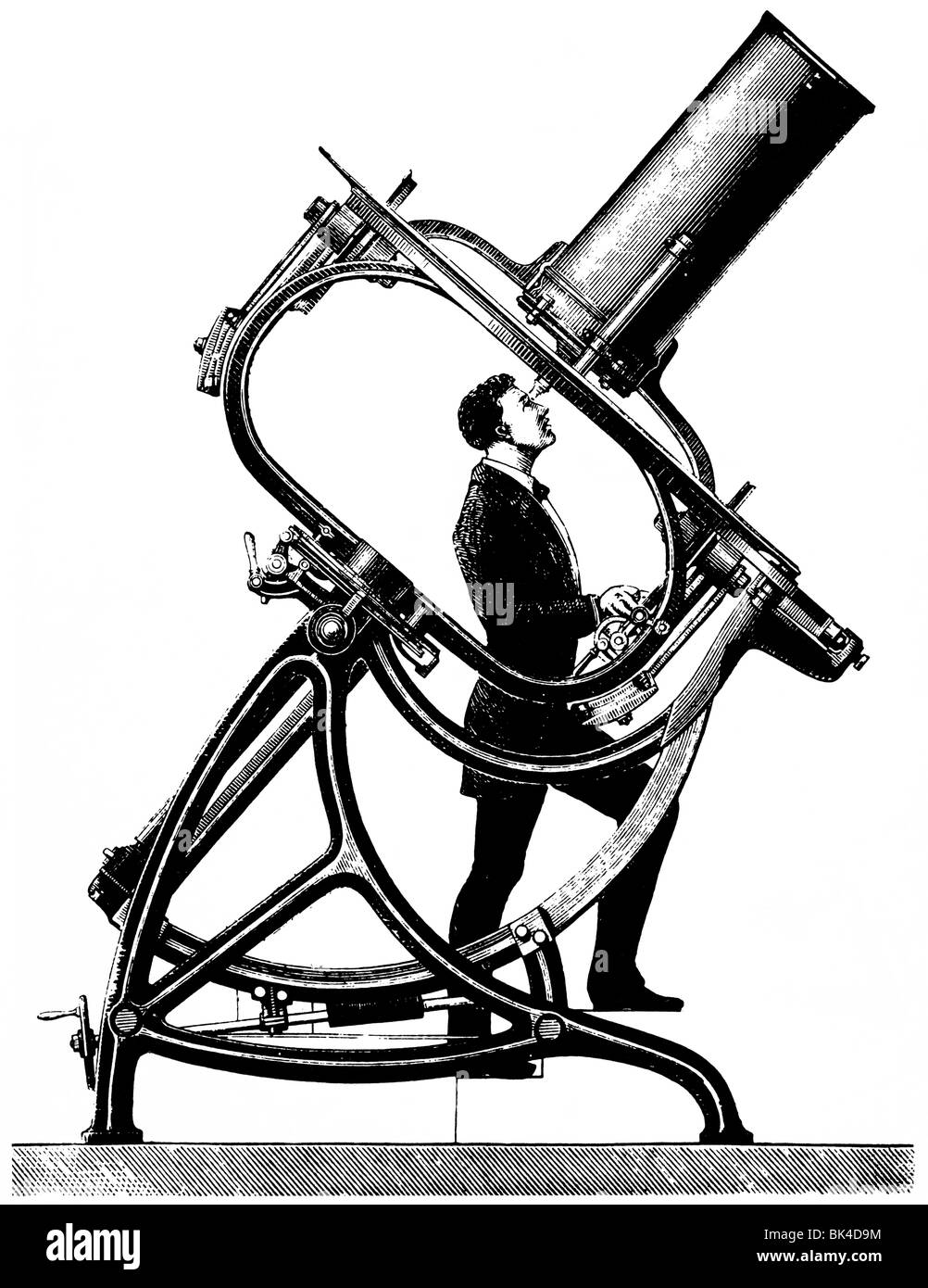 Old telescope Black and White Stock Photos & Images Alamy