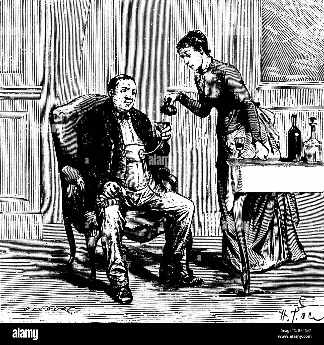 Gastric feeding tube Black and White Stock Photos & Images Alamy