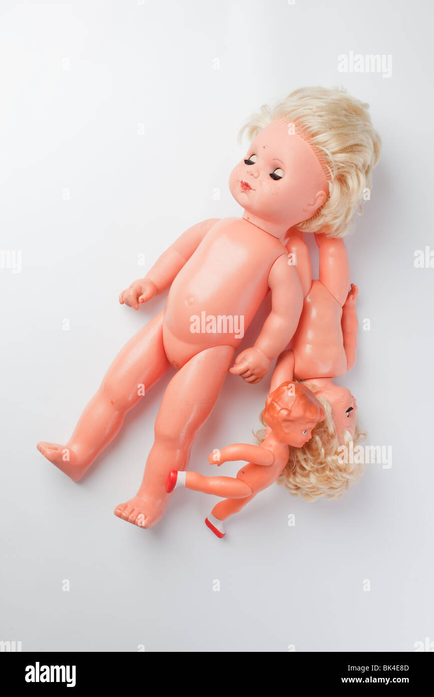 plastic doll Stock Photo